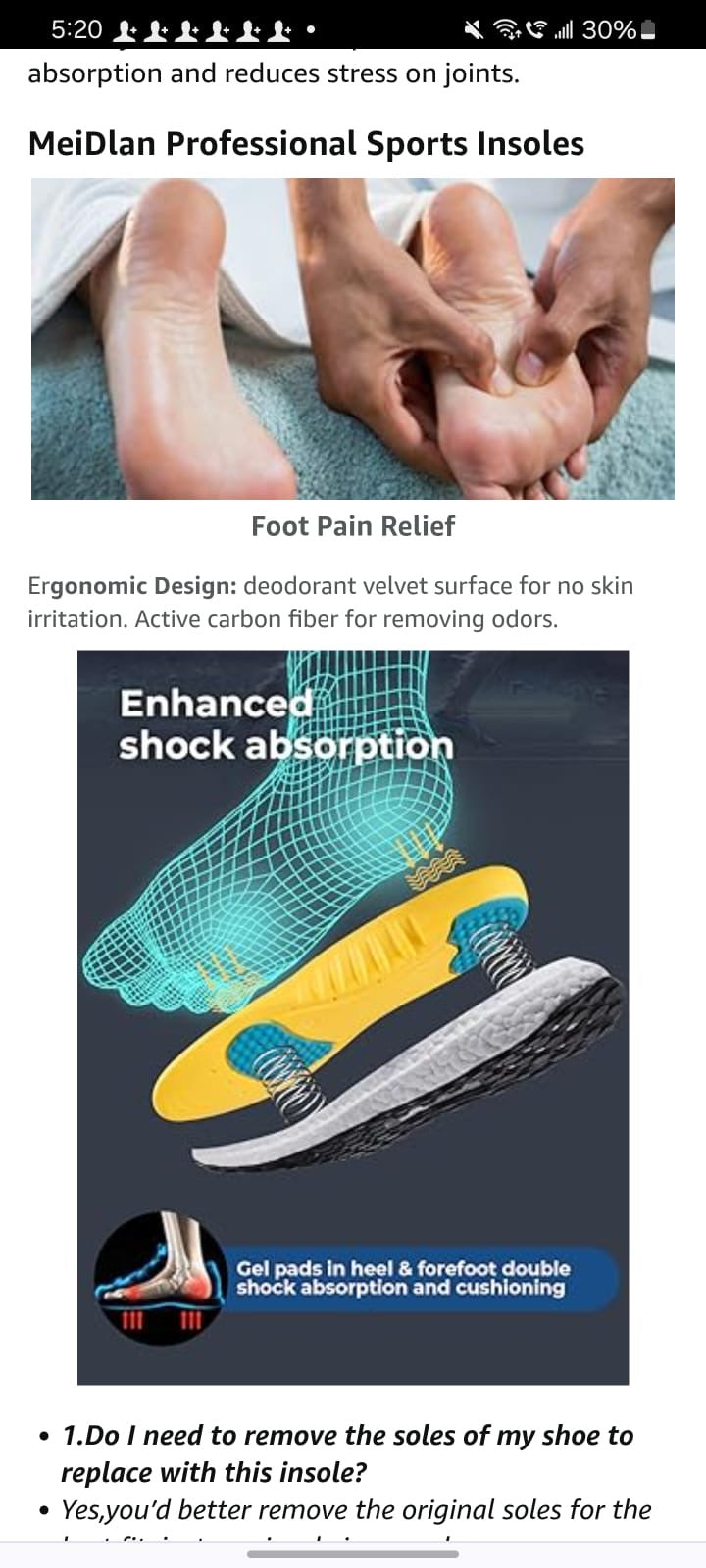 Inner sole medicated