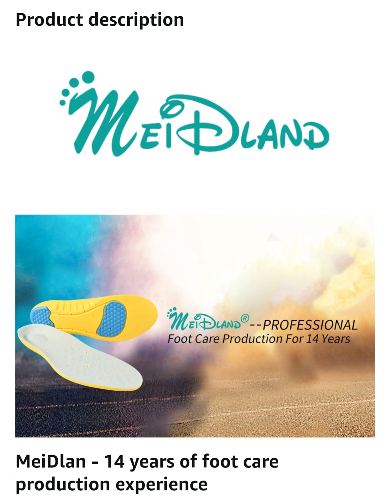 Inner sole medicated